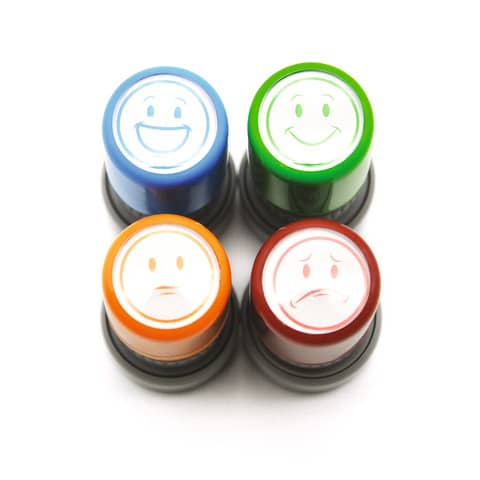 Timbrini dei giudizi Deco Ø 10 mm - conf. 4 pezzi - 12655